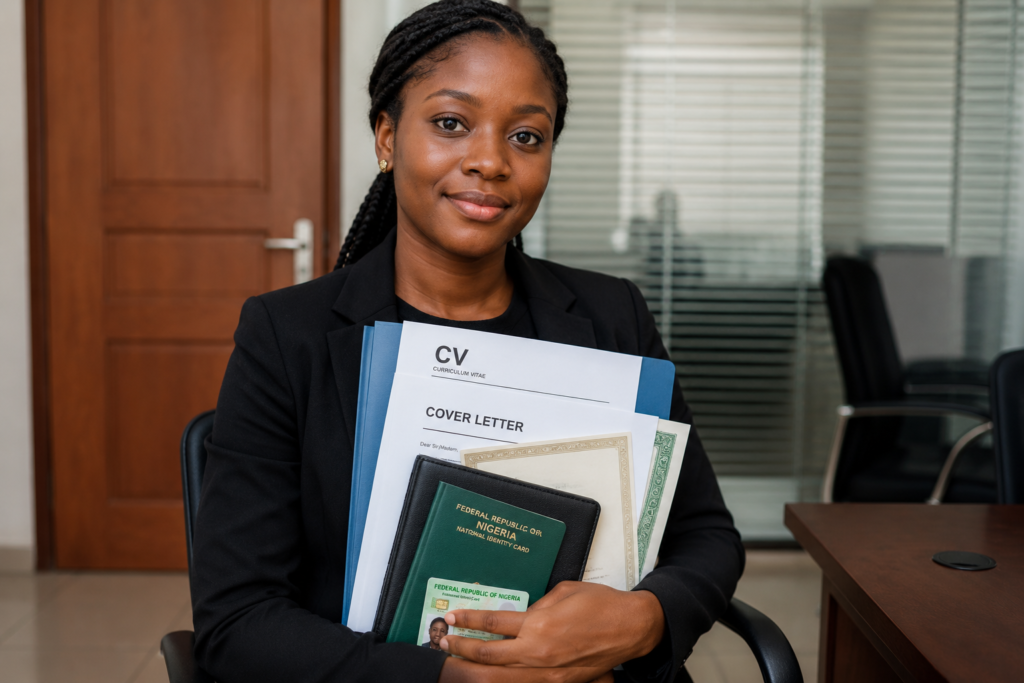 Required documents for government job applications in Nigeria